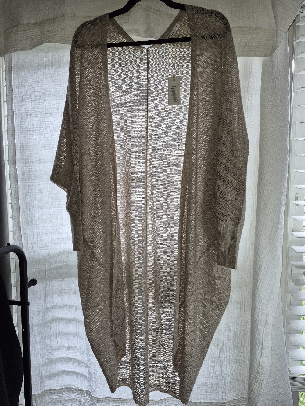 NWT Mersea Chelsea Kimono/Open Front Cardigan, OS, Wool Blend